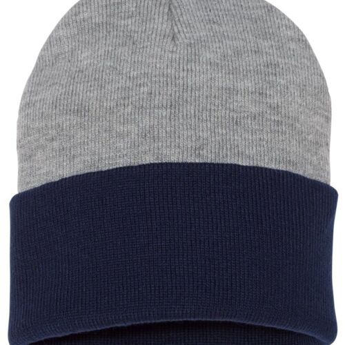 12" Color Blocked Cuffed Beanie Thumbnail
