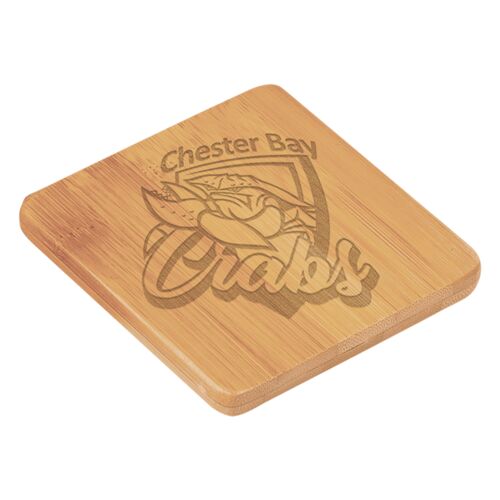 4"x4" Circle Unfinished Wood Coasters Thumbnail