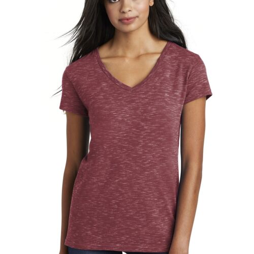 Ladies Medal V-Neck Tee Thumbnail