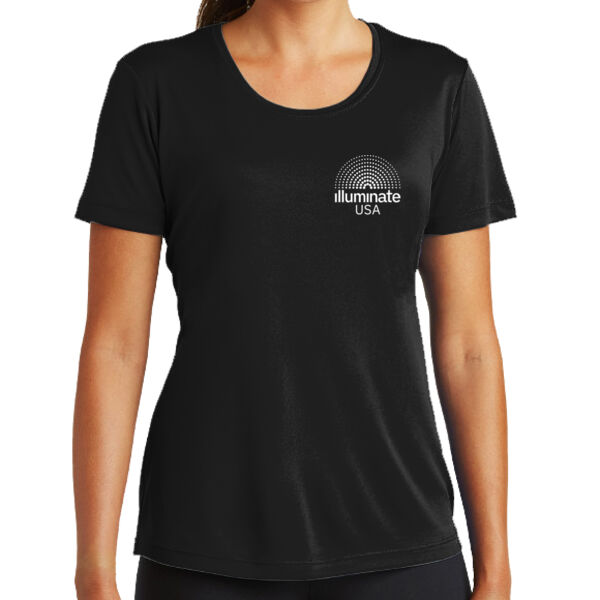 Illuminate USA - Ladies 100% Poly T-Shirt Thumbnail