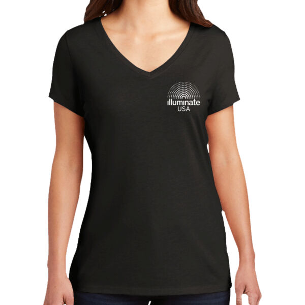 Illuminate USA - Ladies Super Soft Tri-Blend V-Neck T-Shirt Thumbnail