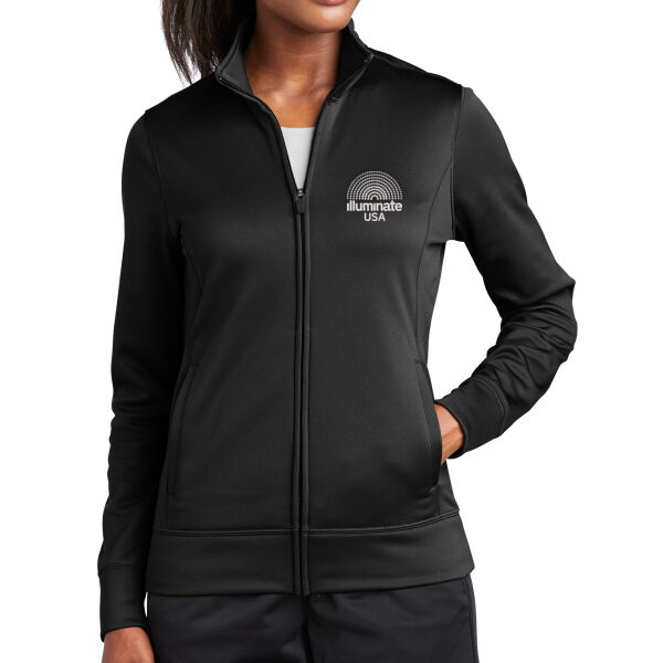 Illuminate USA - Women's Sport Wick ® Fleece Full Zip Jacket Thumbnail