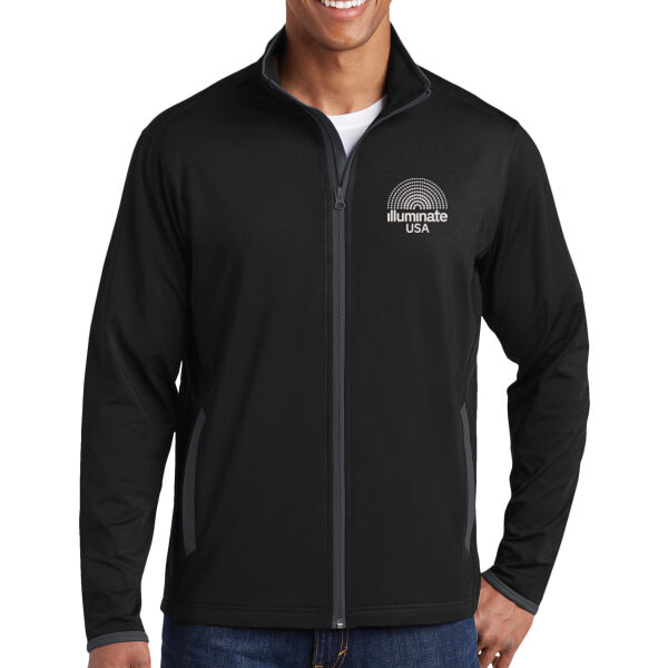 Illuminate USA - Sport Wick ® Stretch Contrast Full Zip Jacket Thumbnail