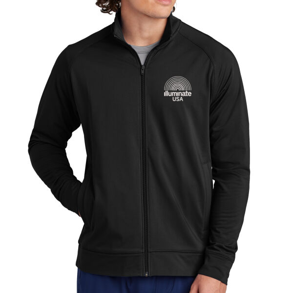Illuminate USA - Sport Wick ® Stretch Full Zip Cadet Jacket Thumbnail