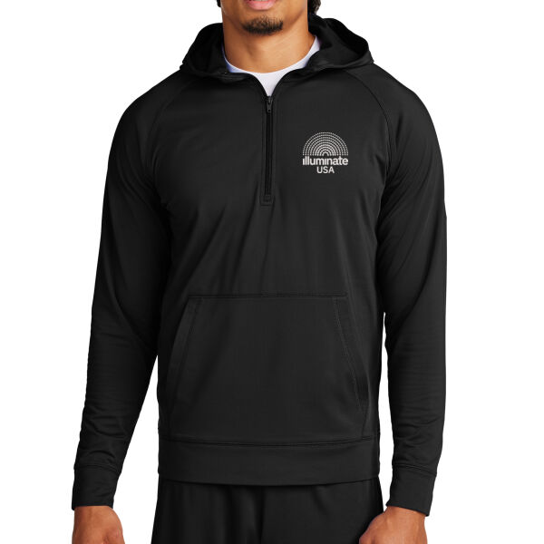 Illuminate USA - Sport Wick ® Stretch 1/2 Zip Hoodie Thumbnail