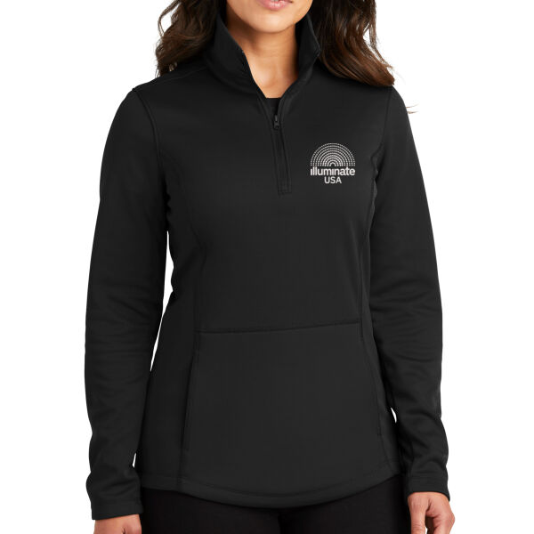 Illuminate USA - Women's Smooth Fleece 1/4 Zip Thumbnail
