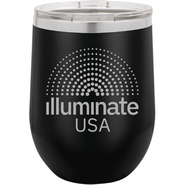 Illuminate USA - Premium Polar Camel 12 oz. Insulated Stemless Wine Tumbler Thumbnail