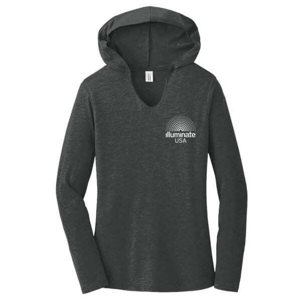 Illuminate USA - Ladies Tri-Blend Long Sleeve Hoodie Thumbnail