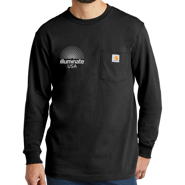 Illuminate USA - Workwear Pocket Long Sleeve T Shirt Thumbnail