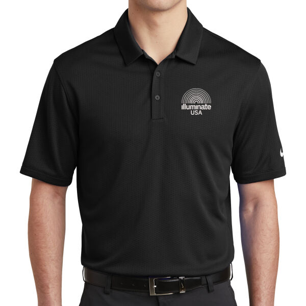 Illuminate USA - Dri FIT Hex Textured Polo Thumbnail