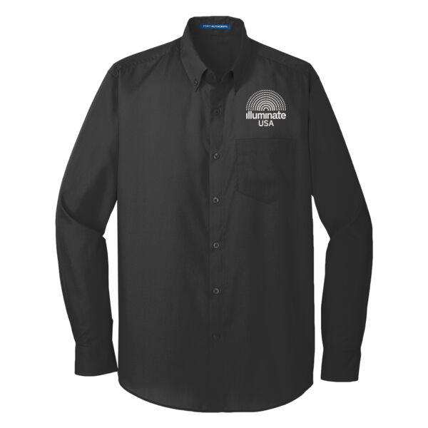 Illuminate USA - Long Sleeve Carefree Poplin Shirt Thumbnail