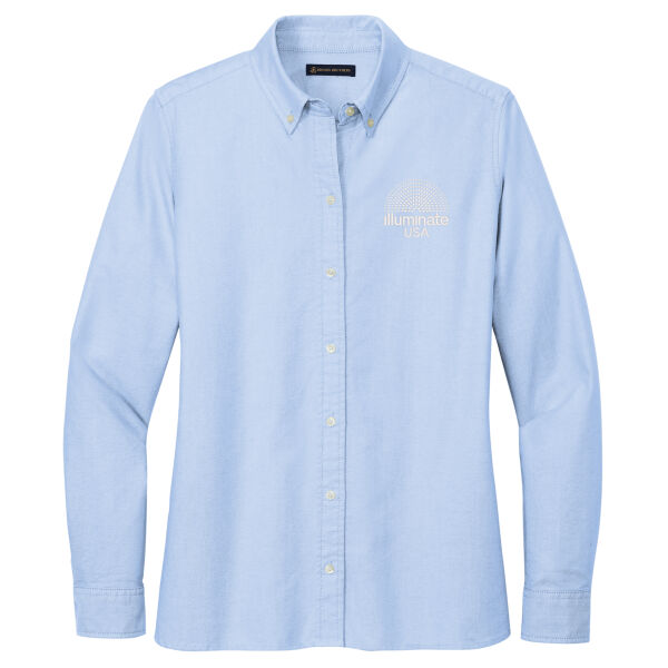 Illuminate USA - Women's Casual Oxford Cloth Shirt Thumbnail