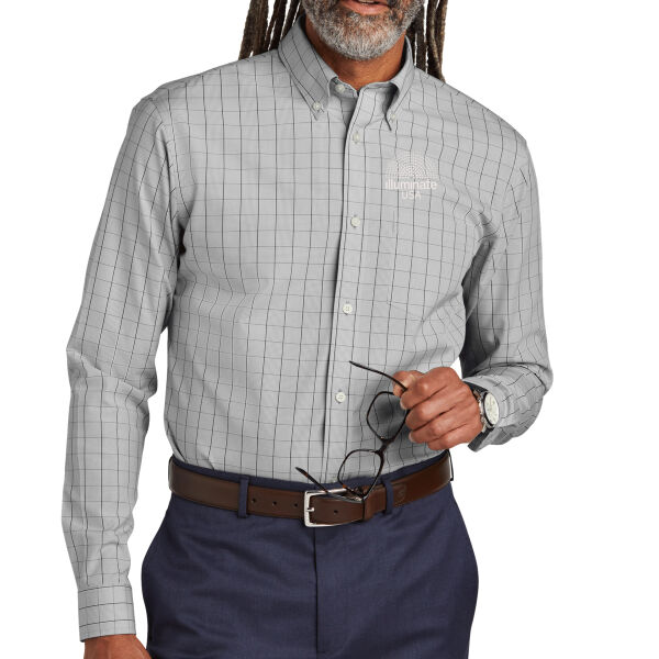 Illuminate USA - Wrinkle Free Stretch Patterned Shirt Thumbnail