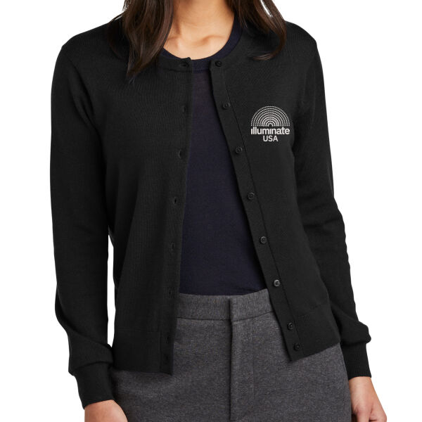 Illuminate USA - Women's Washable Merino Cardigan Sweater Thumbnail