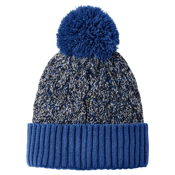 Illuminate USA - Marled Knit Pom Beanie Thumbnail
