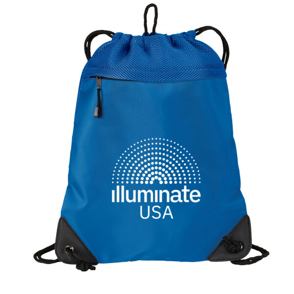 Illuminate USA - Cinch Pack with Mesh Trim Thumbnail