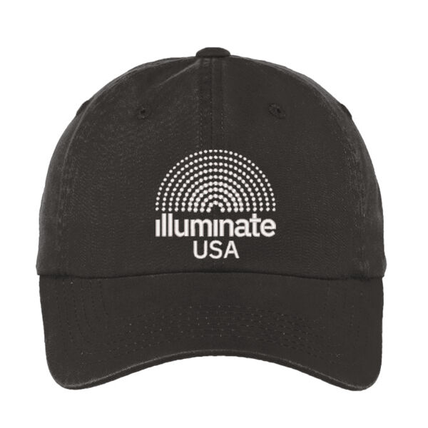 Illuminate USA  - Women's Garment Washed Cap Thumbnail