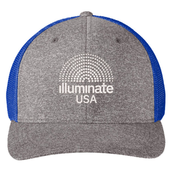 Illuminate USA  - Flexfit ® Melange Mesh Back Trucker Cap Thumbnail
