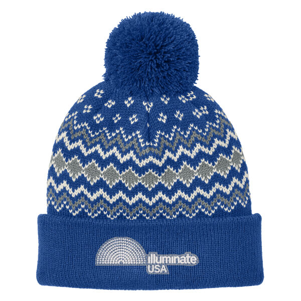 Illuminate USA - Alpine Pom Beanie Thumbnail