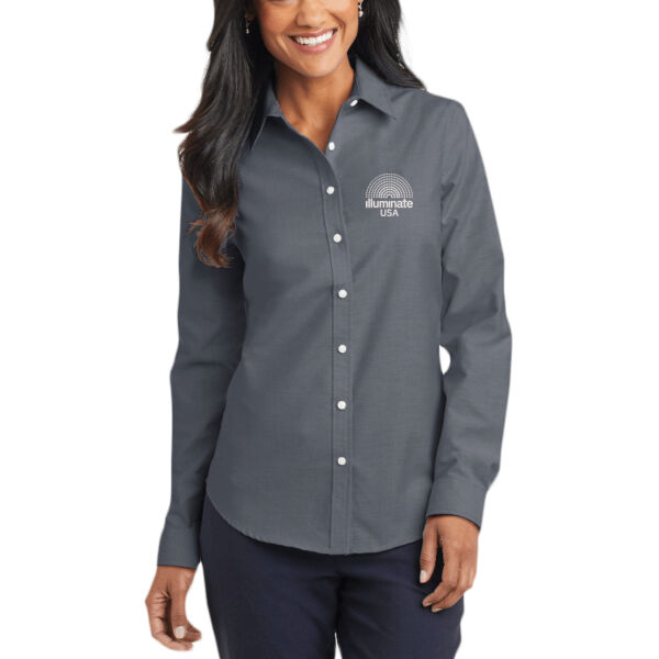 Illuminate USA - Ladies SuperPro Oxford Shirt Thumbnail