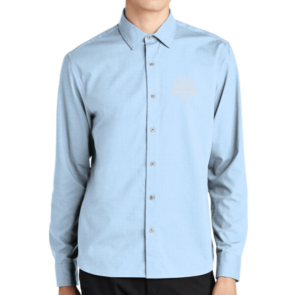 Illuminate USA - Long Sleeve Stretch Woven Shirt Thumbnail