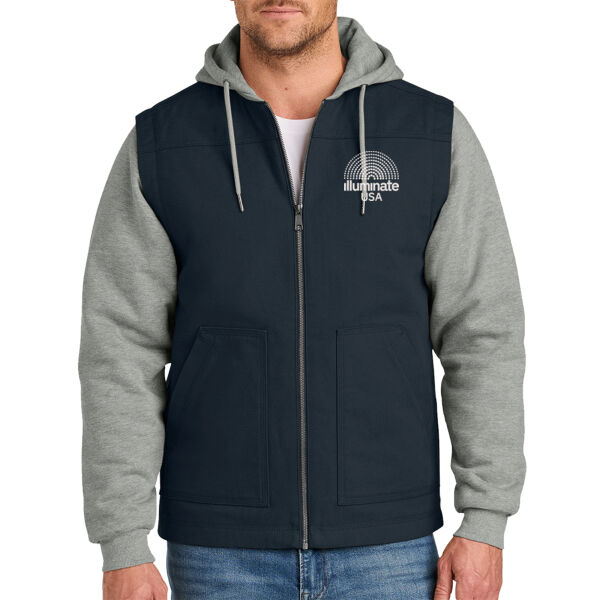Illuminate USA - Duck Fleece Full Zip Hooded Jacket Thumbnail