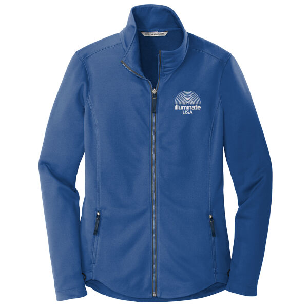 Illuminate USA - Ladies Collective Smooth Fleece Jacket Thumbnail