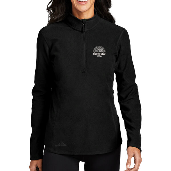 Illuminate USA - Women's 1/2 Zip Microfleece Jacket Thumbnail