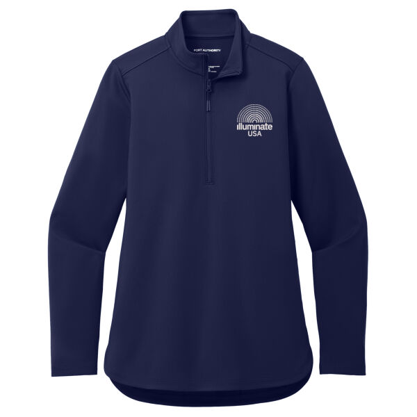 Illuminate USA - Women's C Free ® Double Knit 1/4 Zip Thumbnail