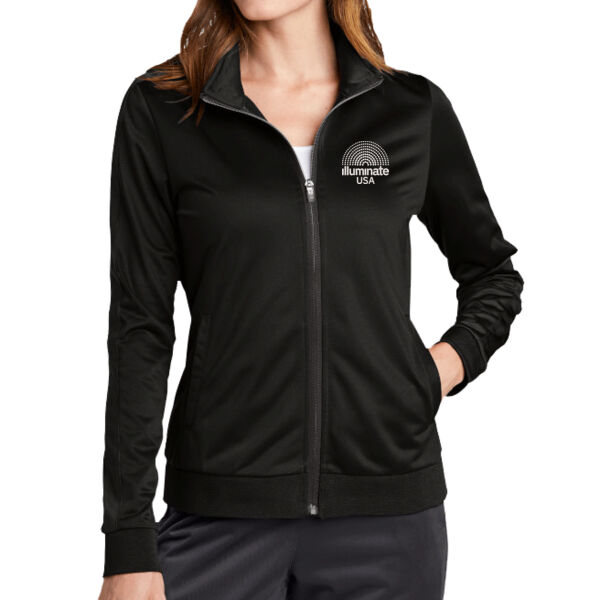 Illuminate USA - Ladies Tricot Track Jacket Thumbnail
